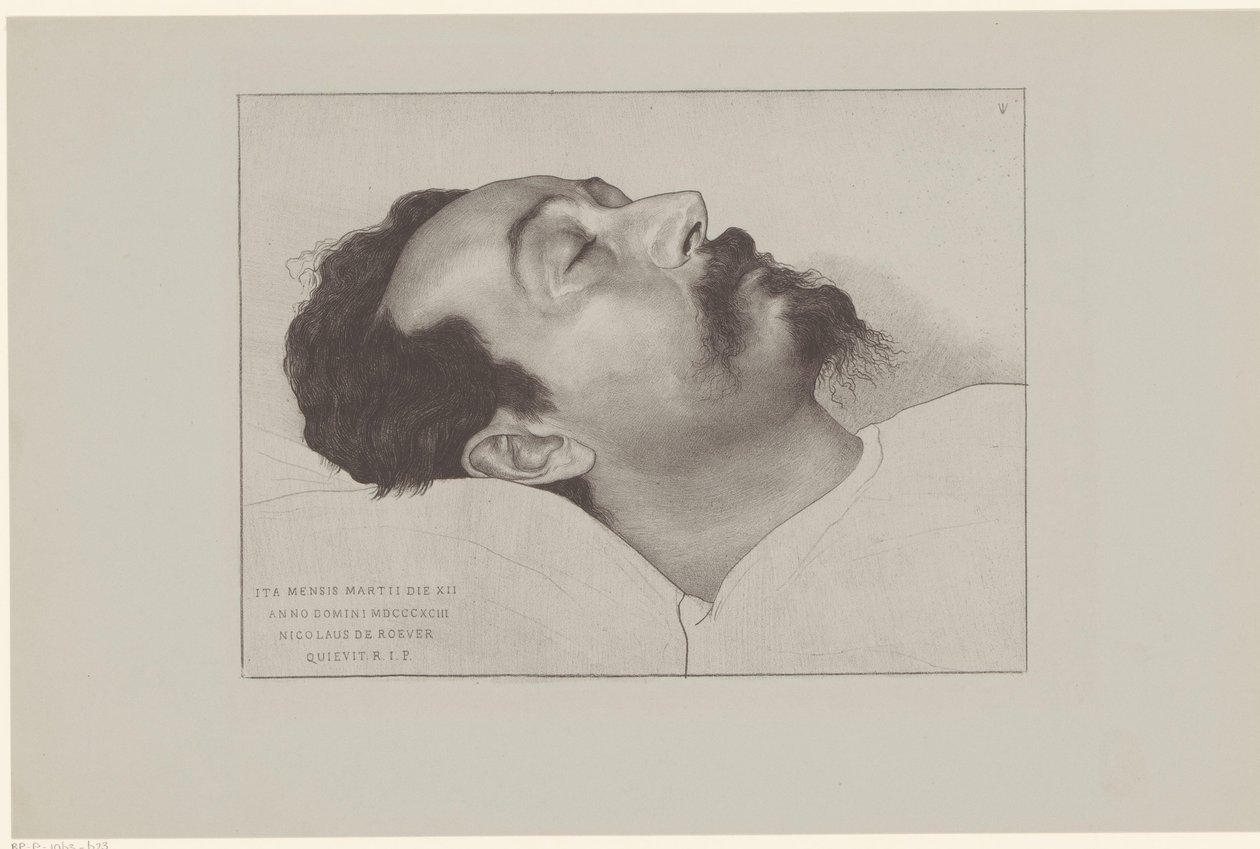 Nicolaas de Roever on His Deathbed by Jan Veth