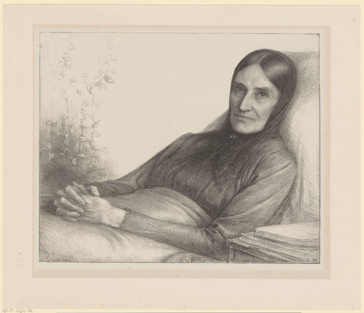 Portrait of Elisabeth Ragazzi van den Wall Bake by Jan Veth