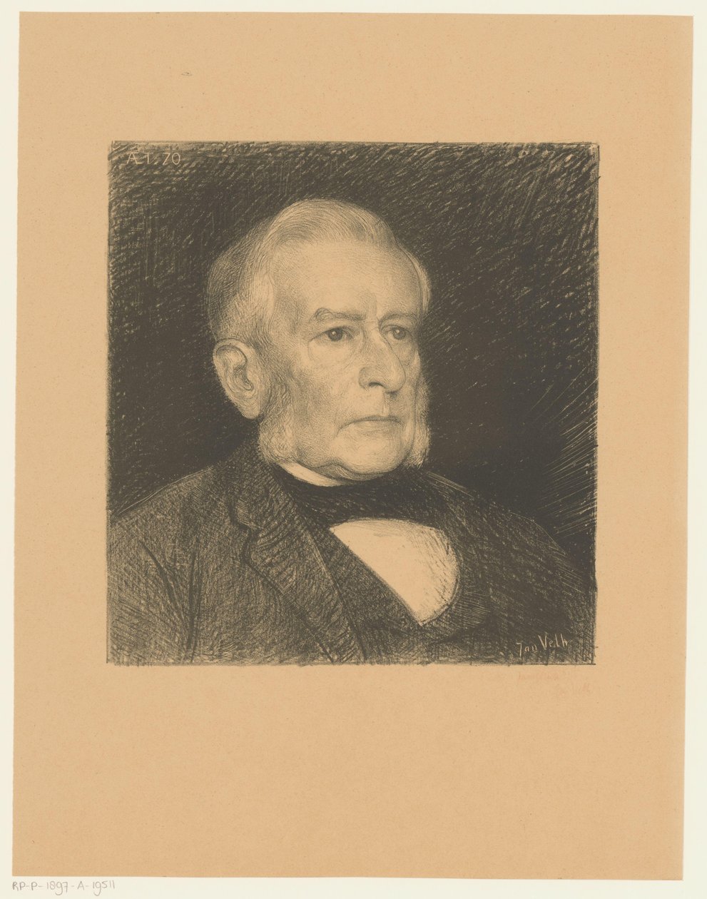Portrait of Matthijs de Vries (Famous Contemporaries) by Jan Veth
