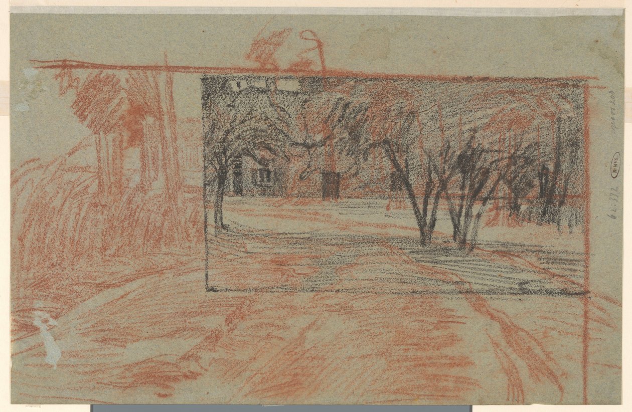 Two Landscape Studies, Intermixed by Jan Veth