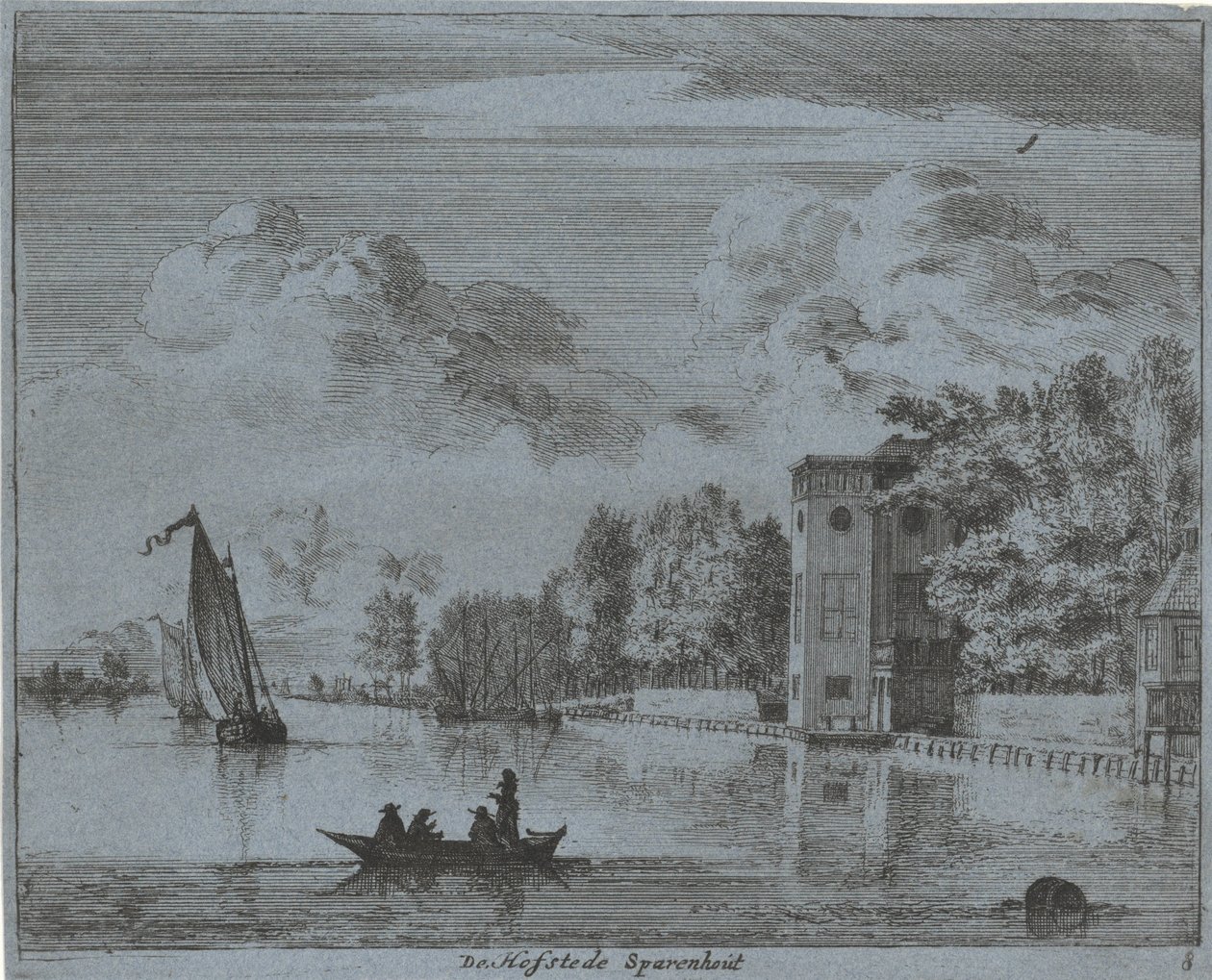 View of the Sparenhout Estate in Haarlem (Landscapes of the Haarlem Area) by Jan Vincentsz. van der Vinne