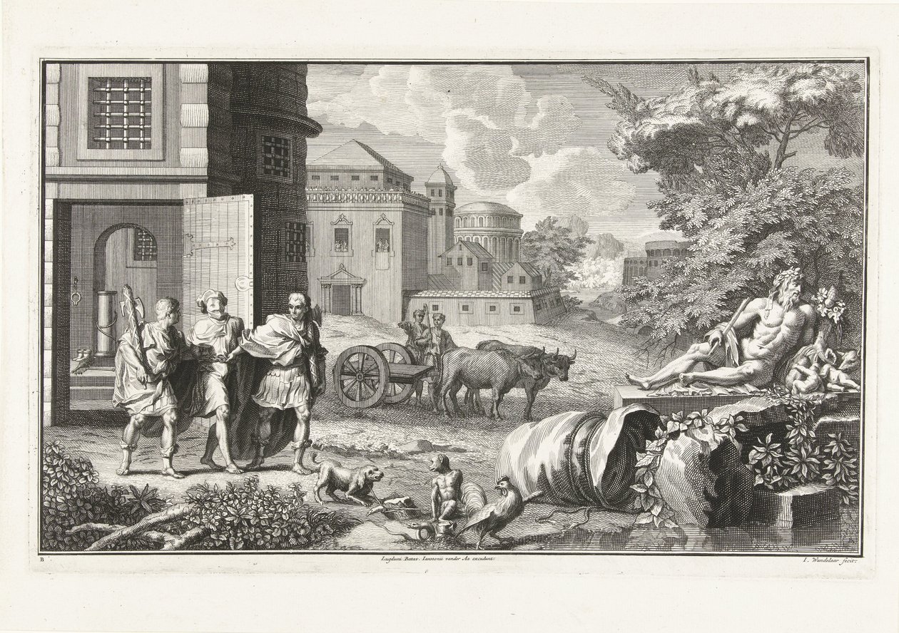 Punishment of a Sodomite in Roman Times by Jan Wandelaar