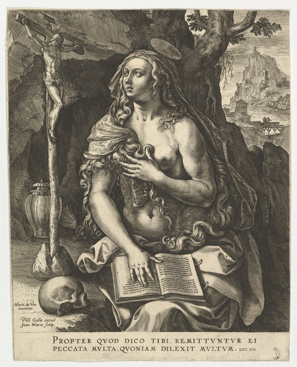 Mary Magdalen by Jan Wierix