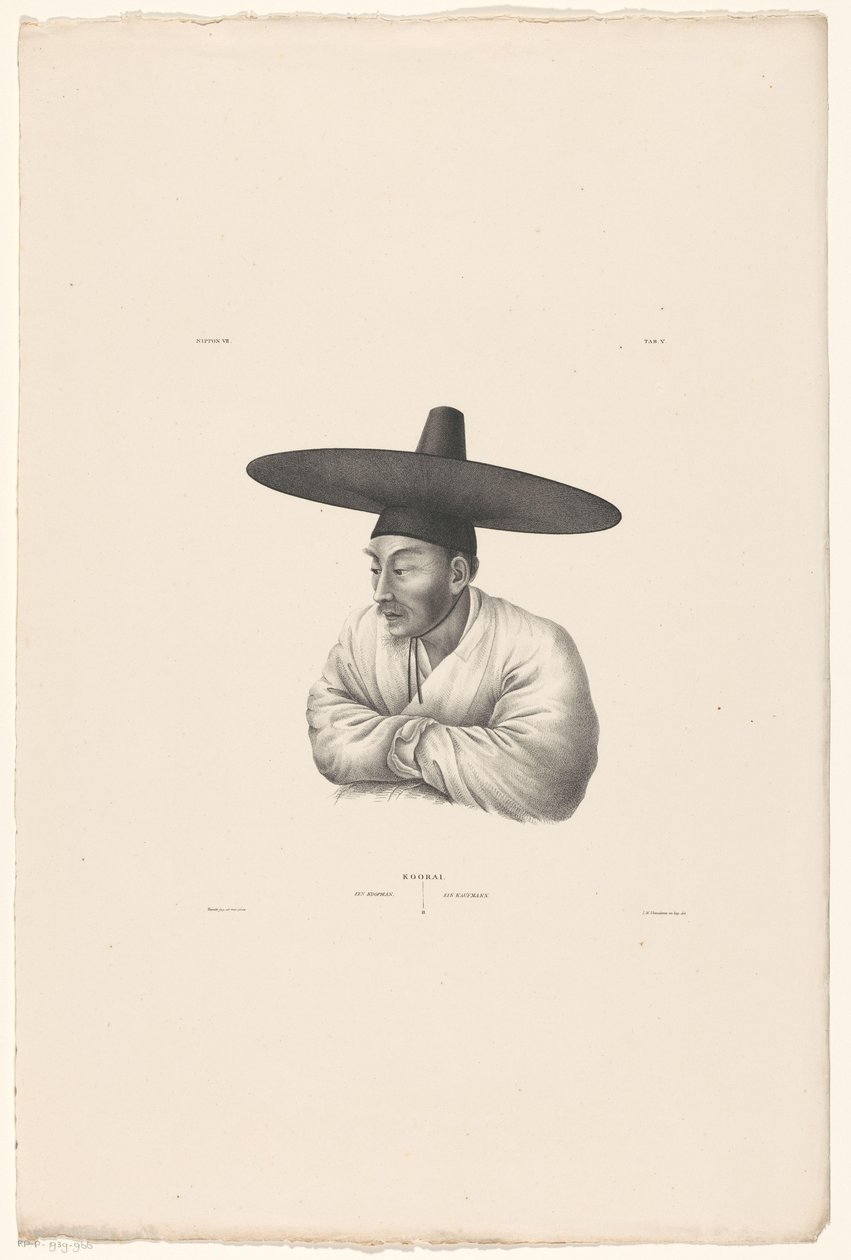 Portrait of a Korean Merchant by Jan Willem Vlaanderen