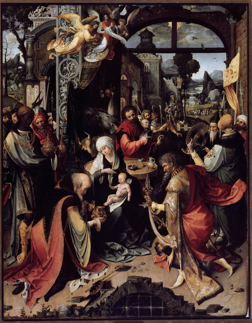 The Adoration of the Magi (Central Panel) by Jan de Beer