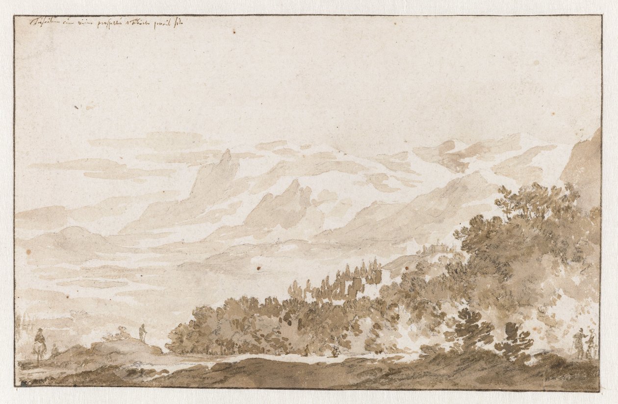 Tusculum (Frascati) from the Southwest by Jan de Bisschop