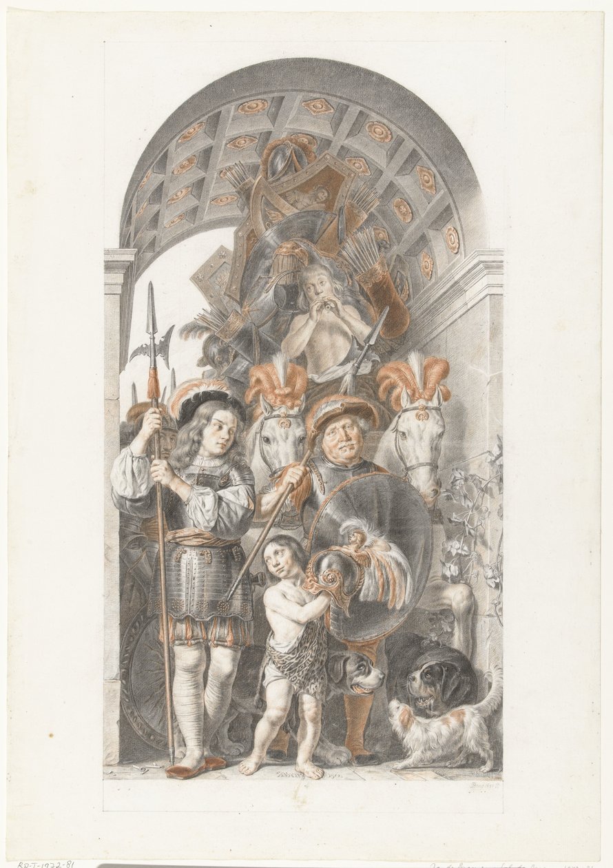 Allegorical Triumph for Stadtholder Frederik Hendrik by Jan de Bray
