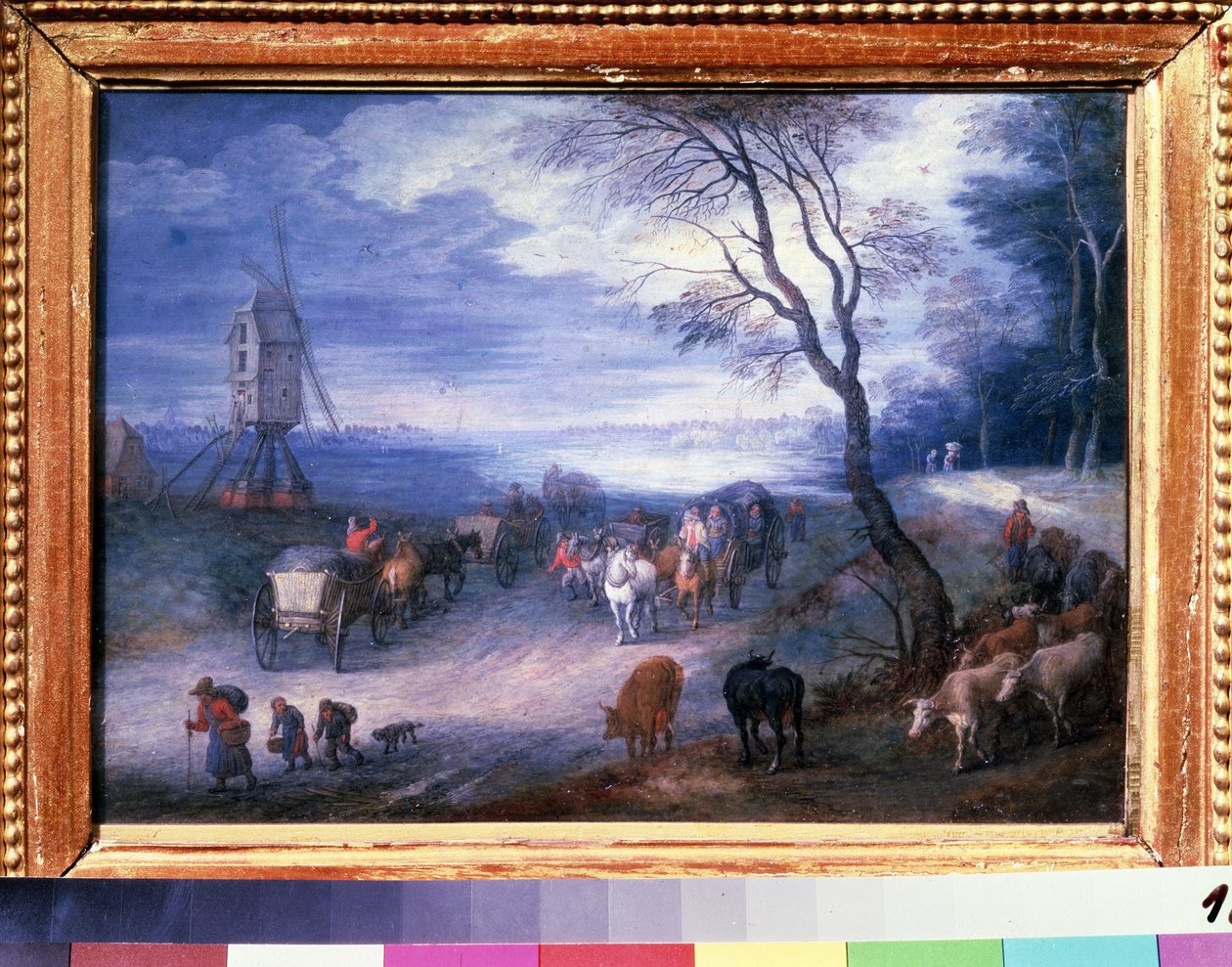 Landscape with a Windmill by Jan the Elder Brueghel