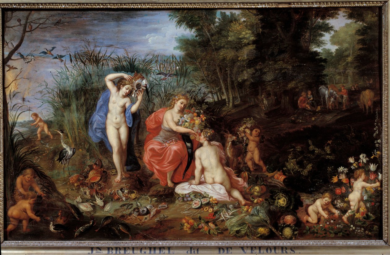 The four elements by Jan the Elder Brueghel