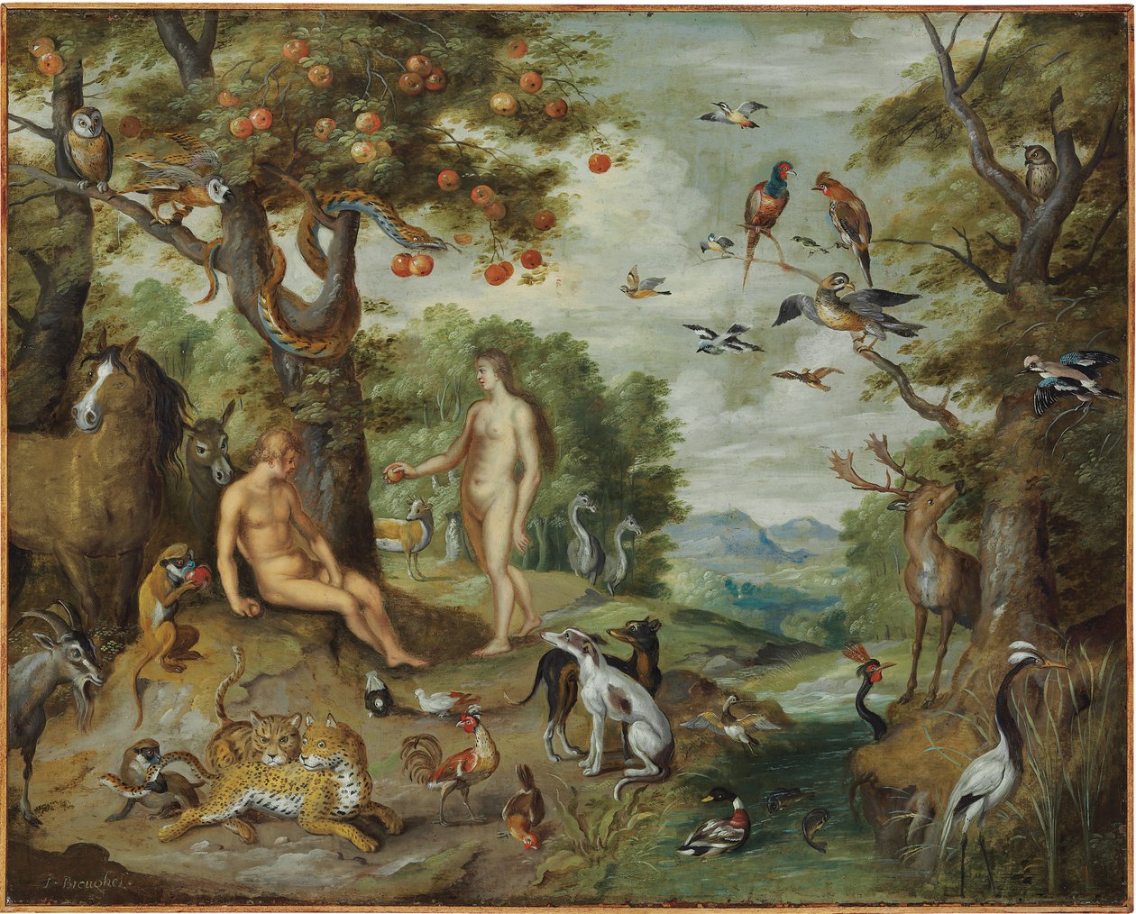The Temptation of Adam by Jan Brueghel the Younger