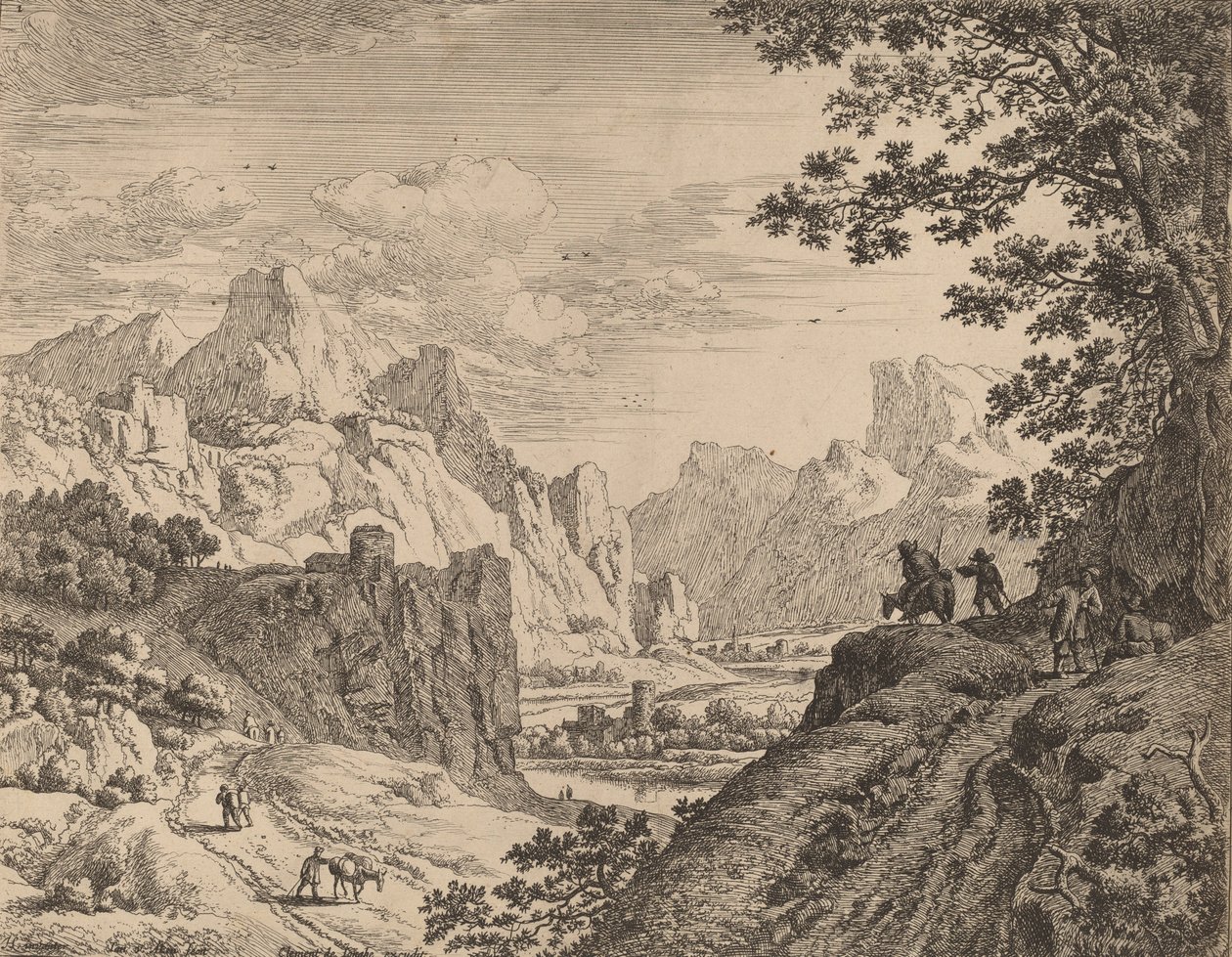 View of the River Rhine by Jan van Aken