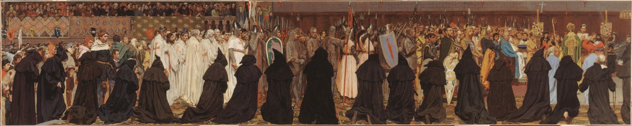 The Funeral of Charles the Good, in Bruges, on April 22, 1127 by Jan van Beers
