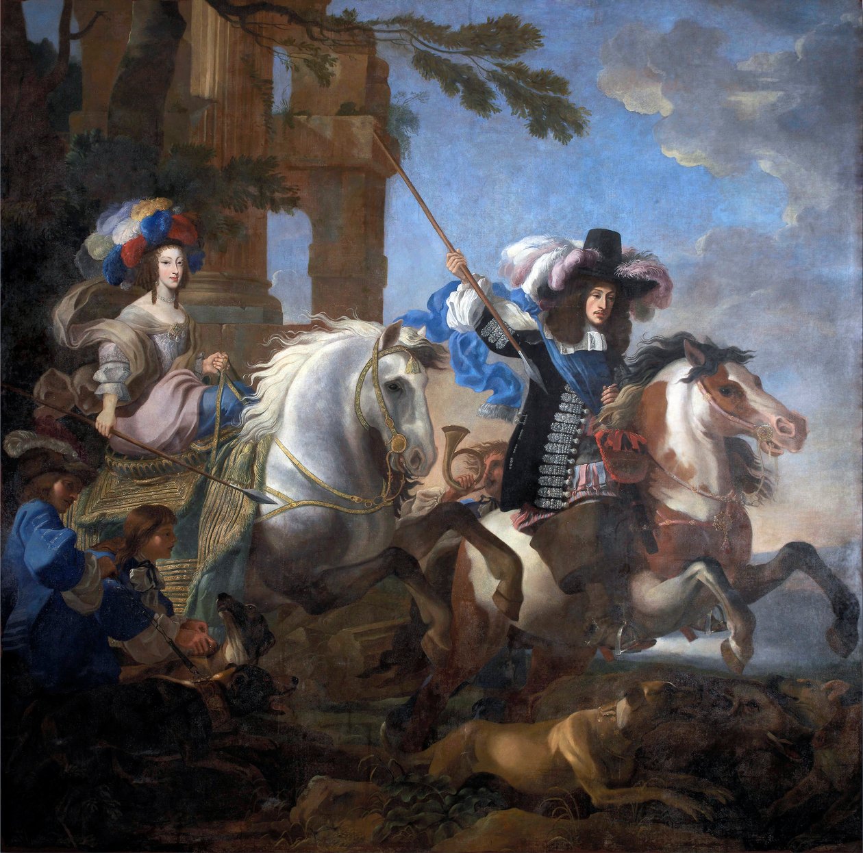 Ferdinand Maria, Elector of Bavaria and Henriette of Savoy, c.1660 by Jan van Bike Miel