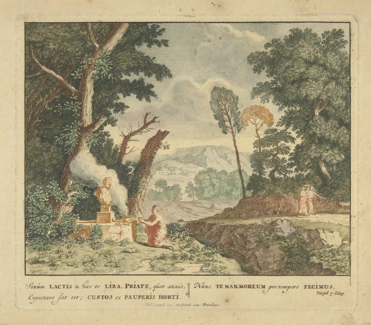 A Woman Making an Offering to Priapus by Jan van Call (I)