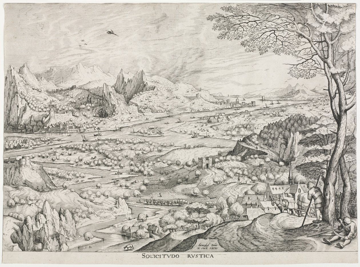 The Large Landscapes: Solicitudo Rustica by Jan van Doetechum