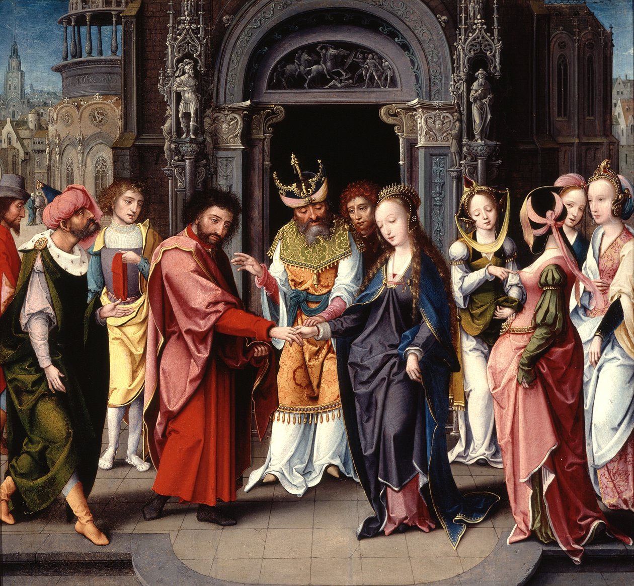 The Marriage of the Virgin by Jan van Dornicke