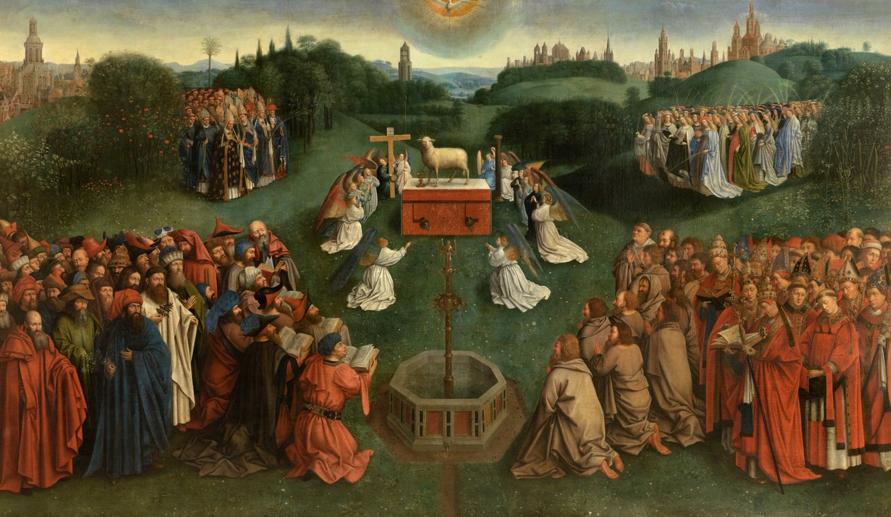 Adoration of the Lamb by Jan van Eyck