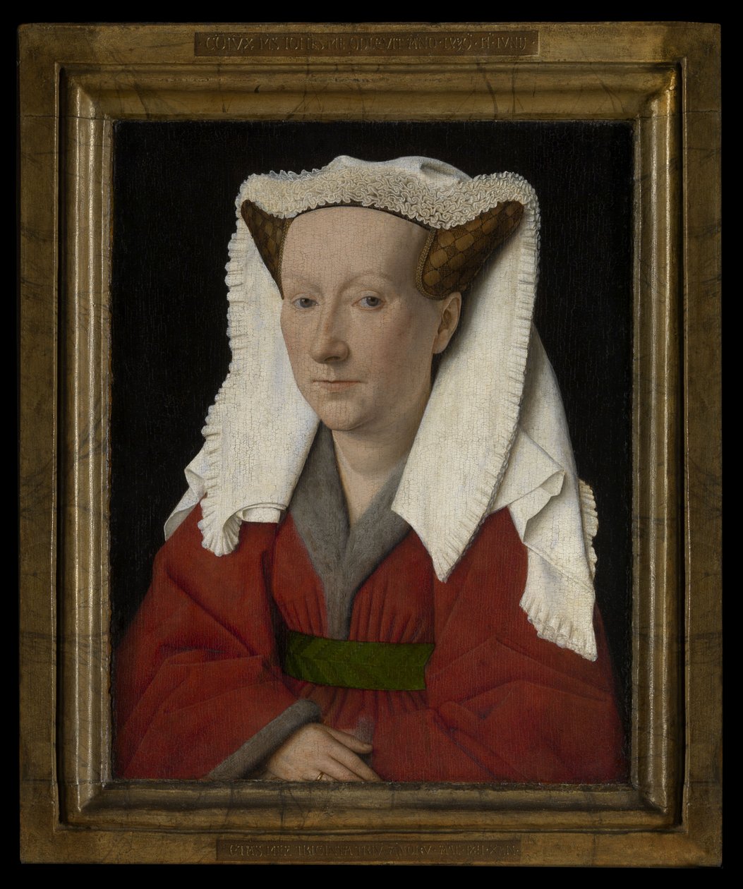 Portrait of Margareta van Eyck by Jan van Eyck