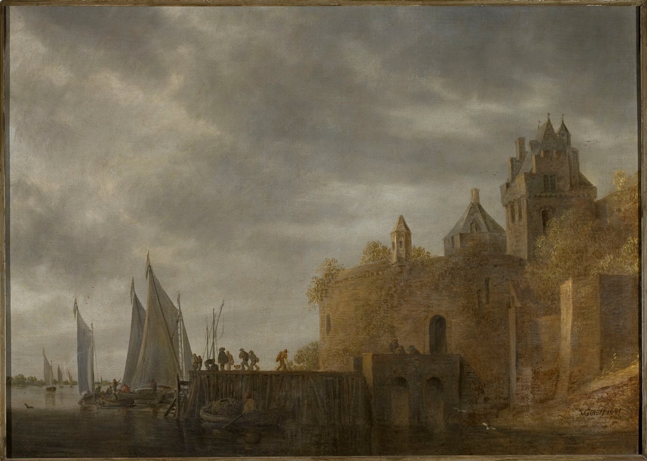 Port by Jan van Goyen