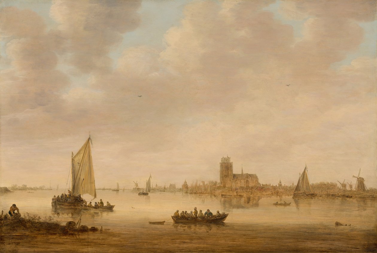 View of Dordrecht from the Dordtse Kil, 1644 by Jan van Goyen