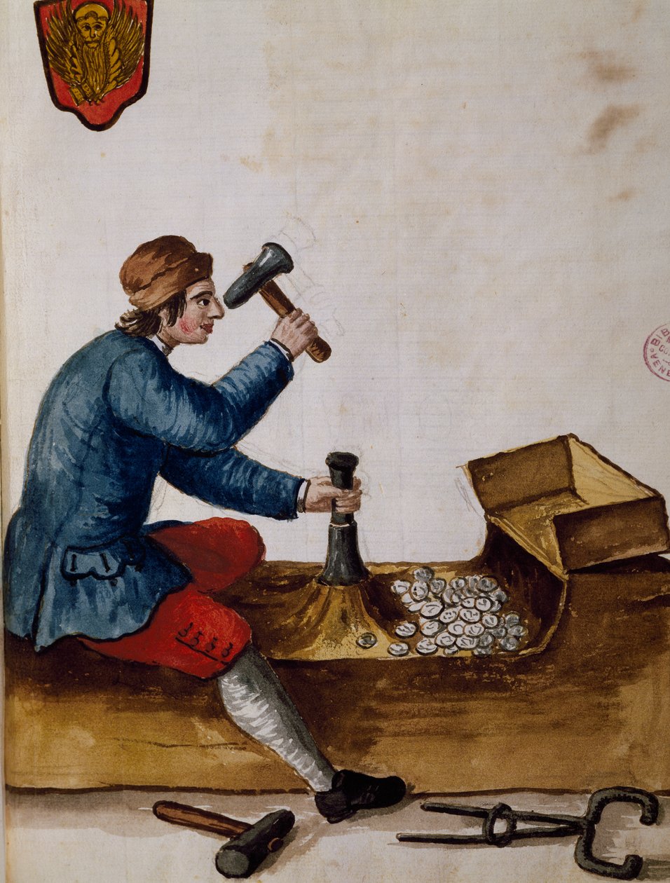 Worker at mint by Jan van Grevenbroeck