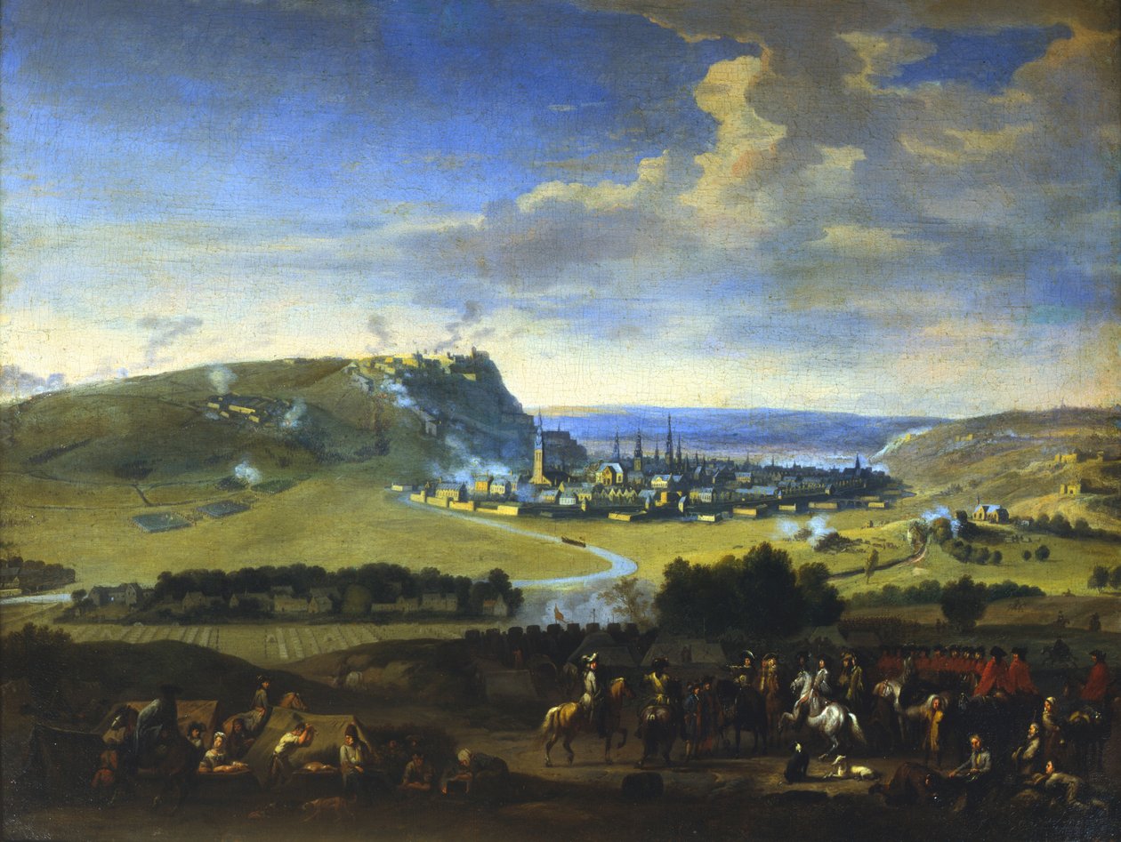 The Siege of Namur, scene before the final attack, 5 August 1695 by Jan van Huchtenburg
