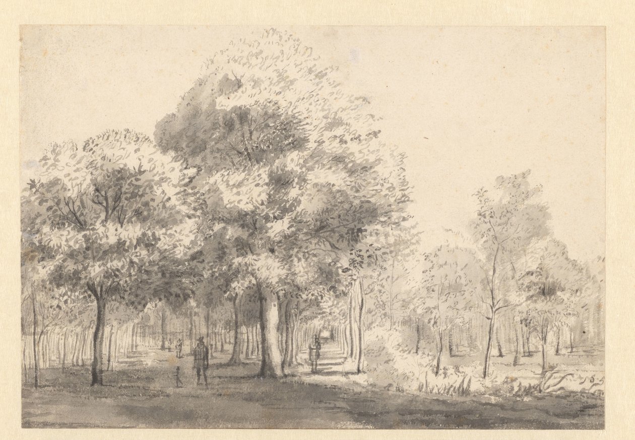 View of the Haarlemmerhout, Haarlem by Jan van Kessel (attributed to)