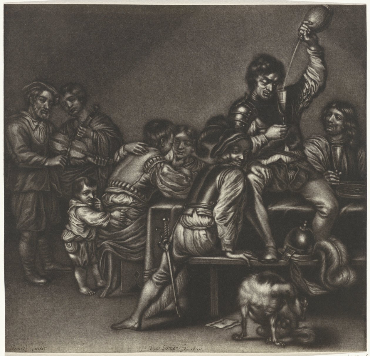 Merry Company by Jan van Somer