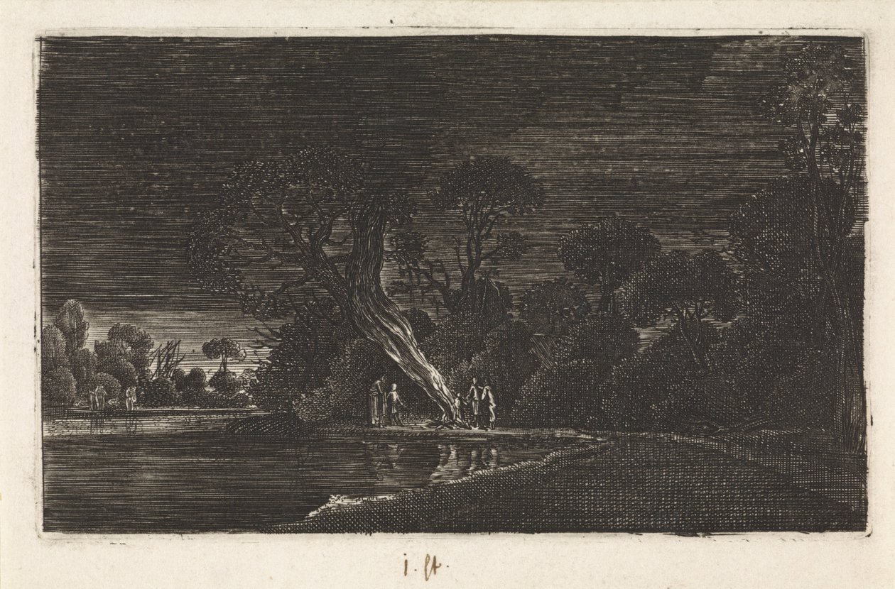 Landscape by Moonlight by Jan van de Velde (II)