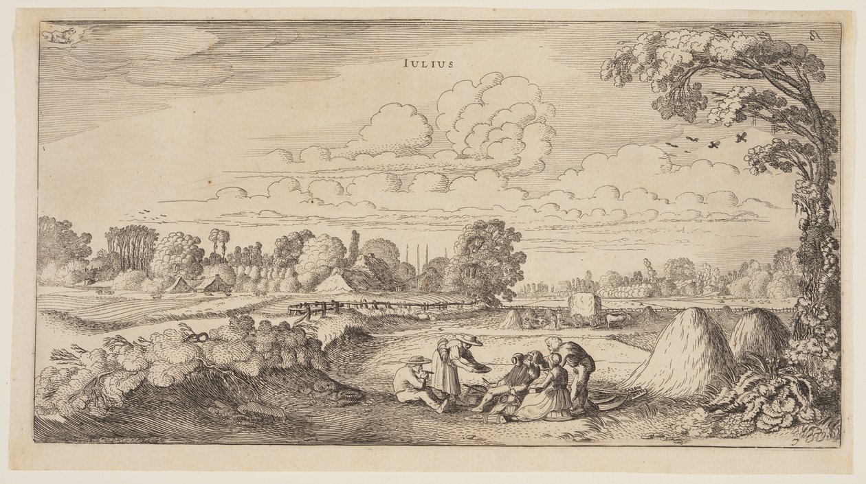 July, from The Twelve Months of the Year by Jan van de Velde II
