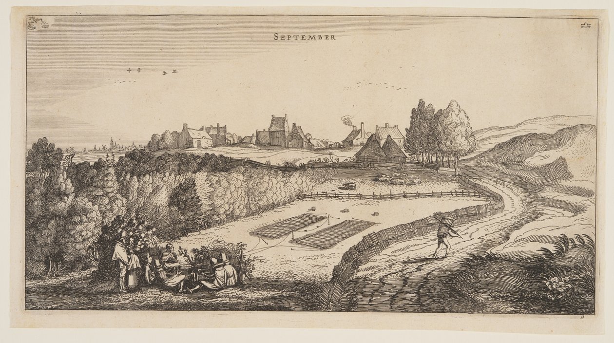 September, from The Twelve Months of the Year by Jan van de Velde II