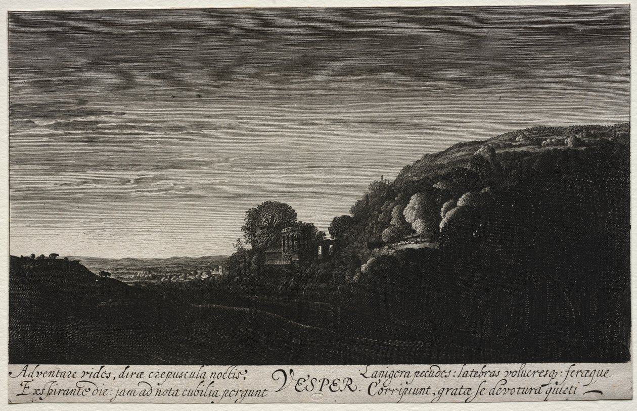 Times of Day: Vespers by Jan van de Velde II