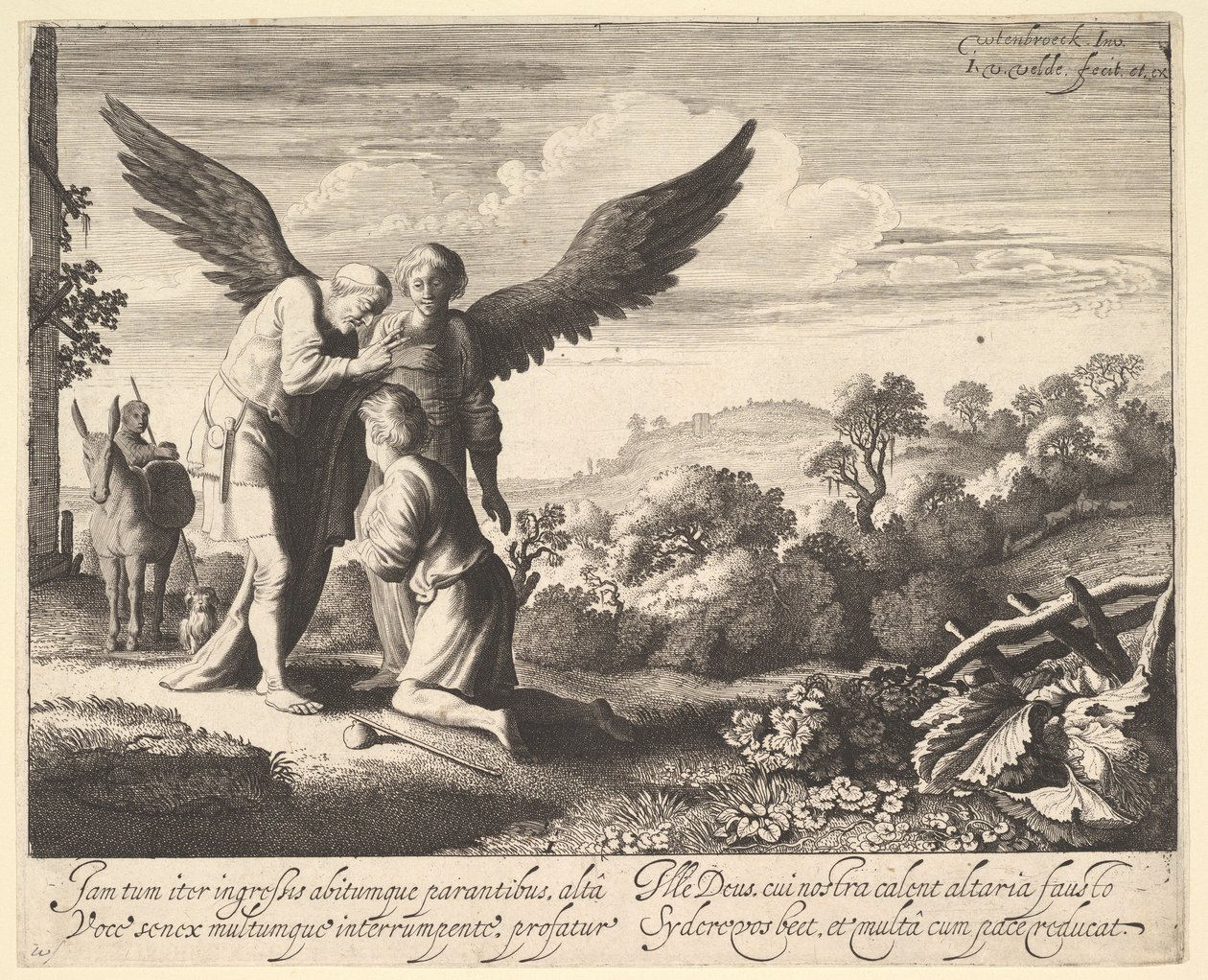 Tobias Blessed by Blind Tobit, 1620-41 by Jan van de Velde II