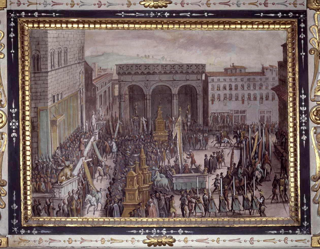 The Celebration of Flatteries in Florence by Jan van der Straet