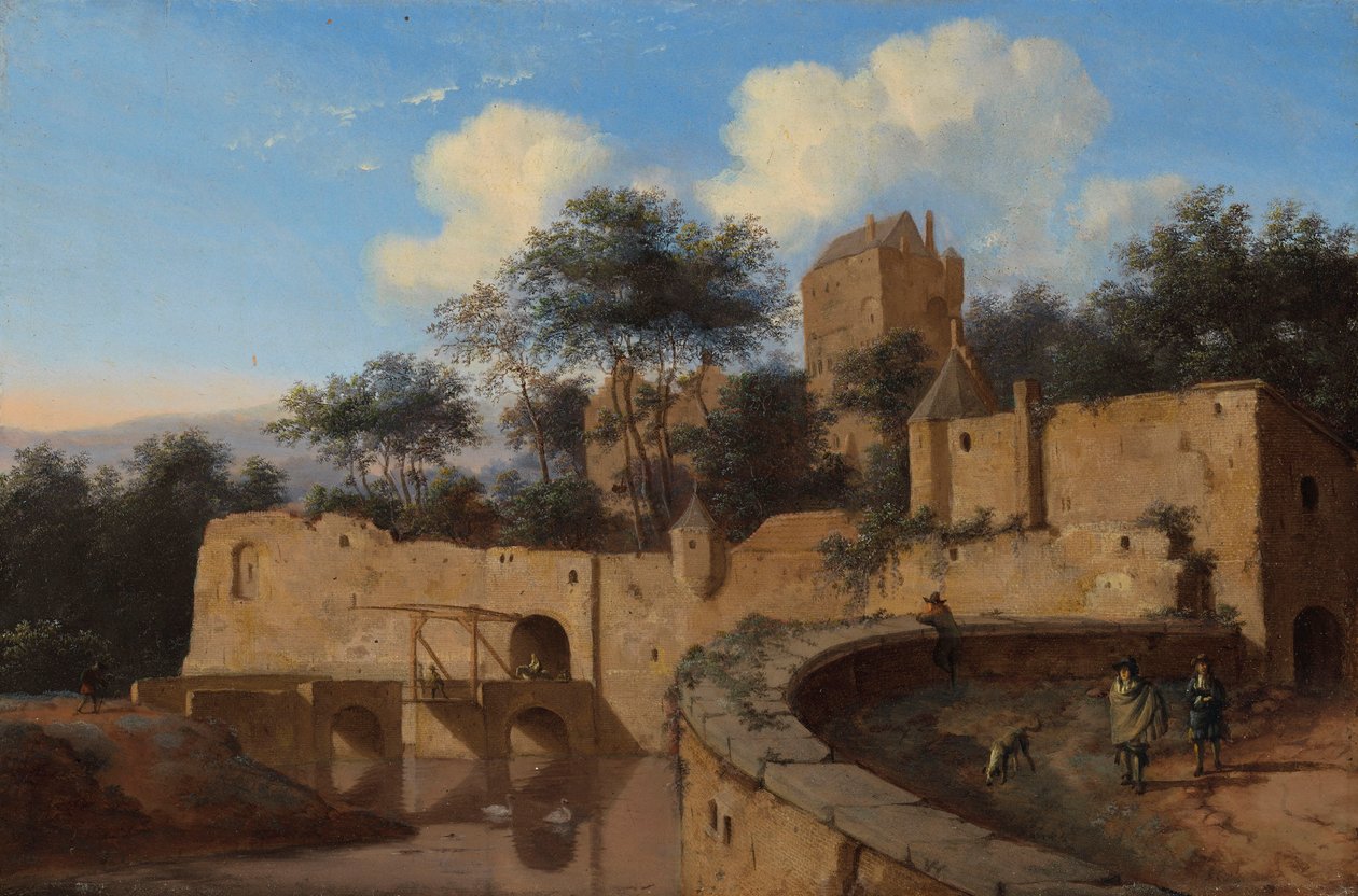 A Capriccio View of Arnhem by Jan van der Heyden