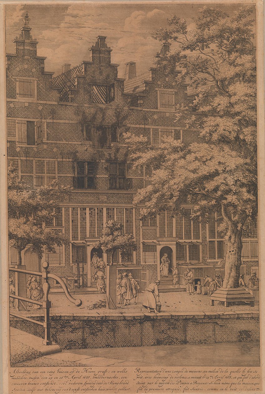 Extinguishing of Fire at the Heerengracht (April 25-26, 1683) by Jan van der Heyden