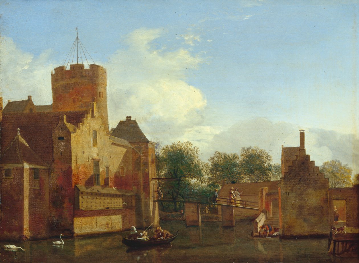 Loenerslot Castle in Holland by Jan van der Heyden