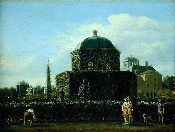 The Pavilion of the Bosch House, the Residence of the Keeper of the City of Gravenhage by Jan van der Heyden