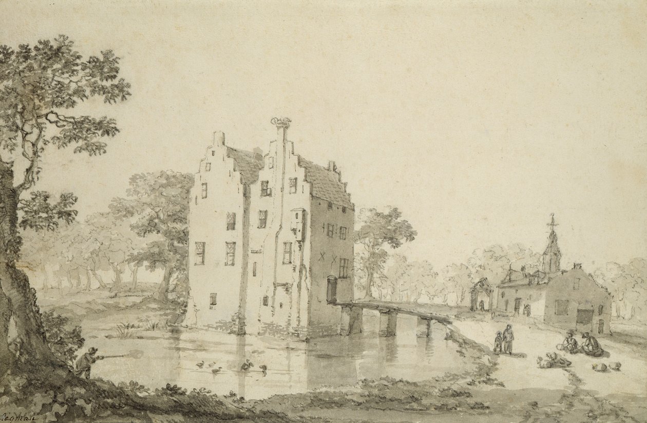 Zuylenburgh Castle (Slot Zuylen) by Jan van der Heyden
