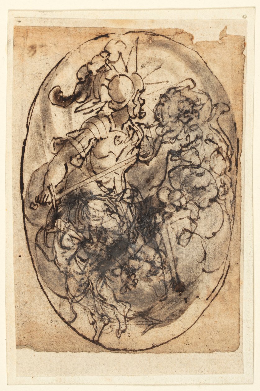 Design for a Cameo by Jan van der Straet, called Stradanus