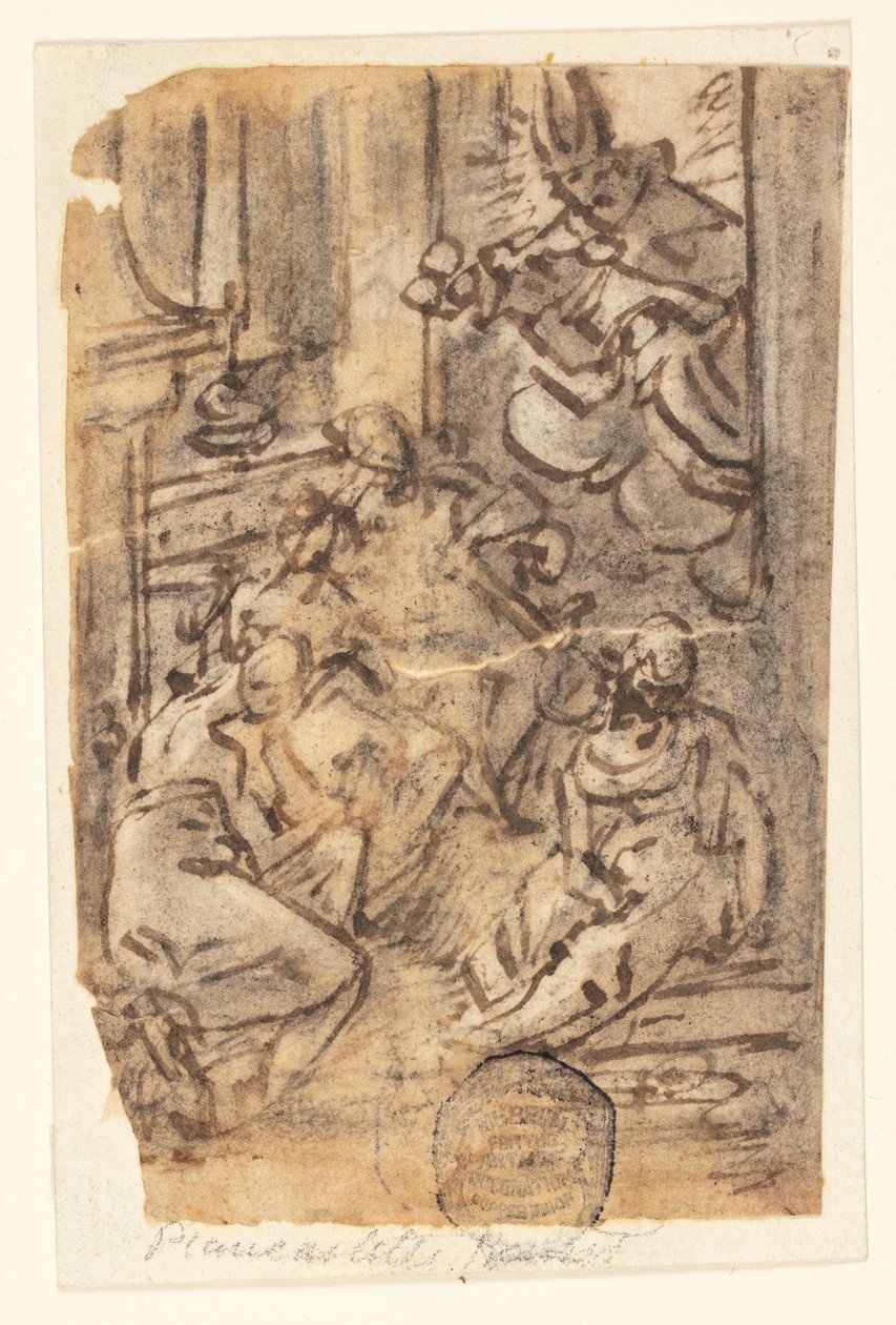Study for a Composition by Jan van der Straet, called Stradanus