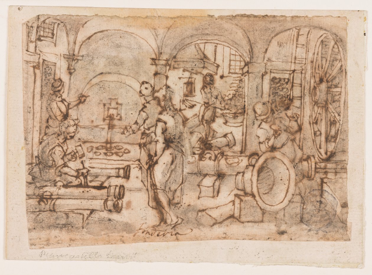 The Invention of Gunpowder, design for 