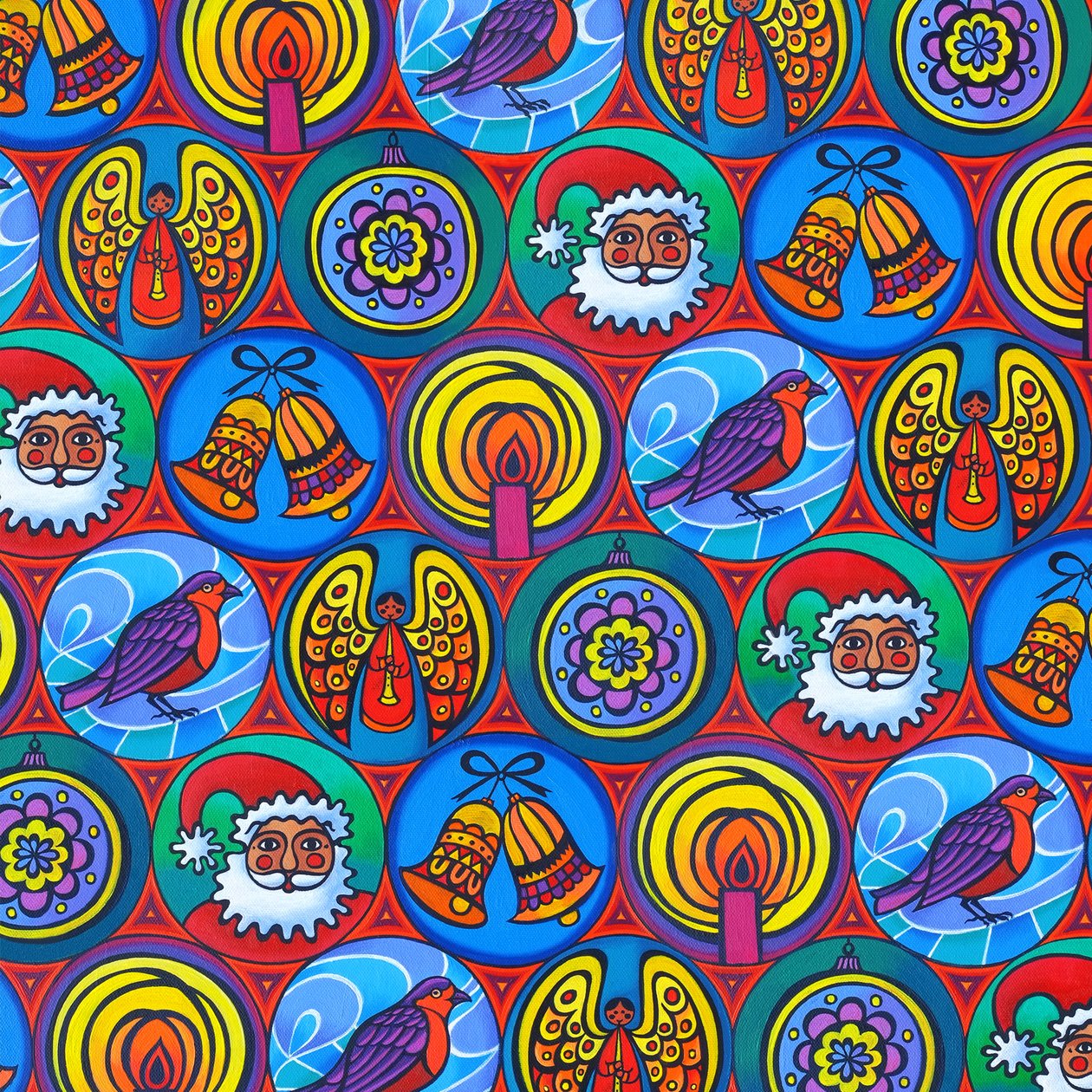 Christmas in Small Circles, 2015 by Jane Tattersfield