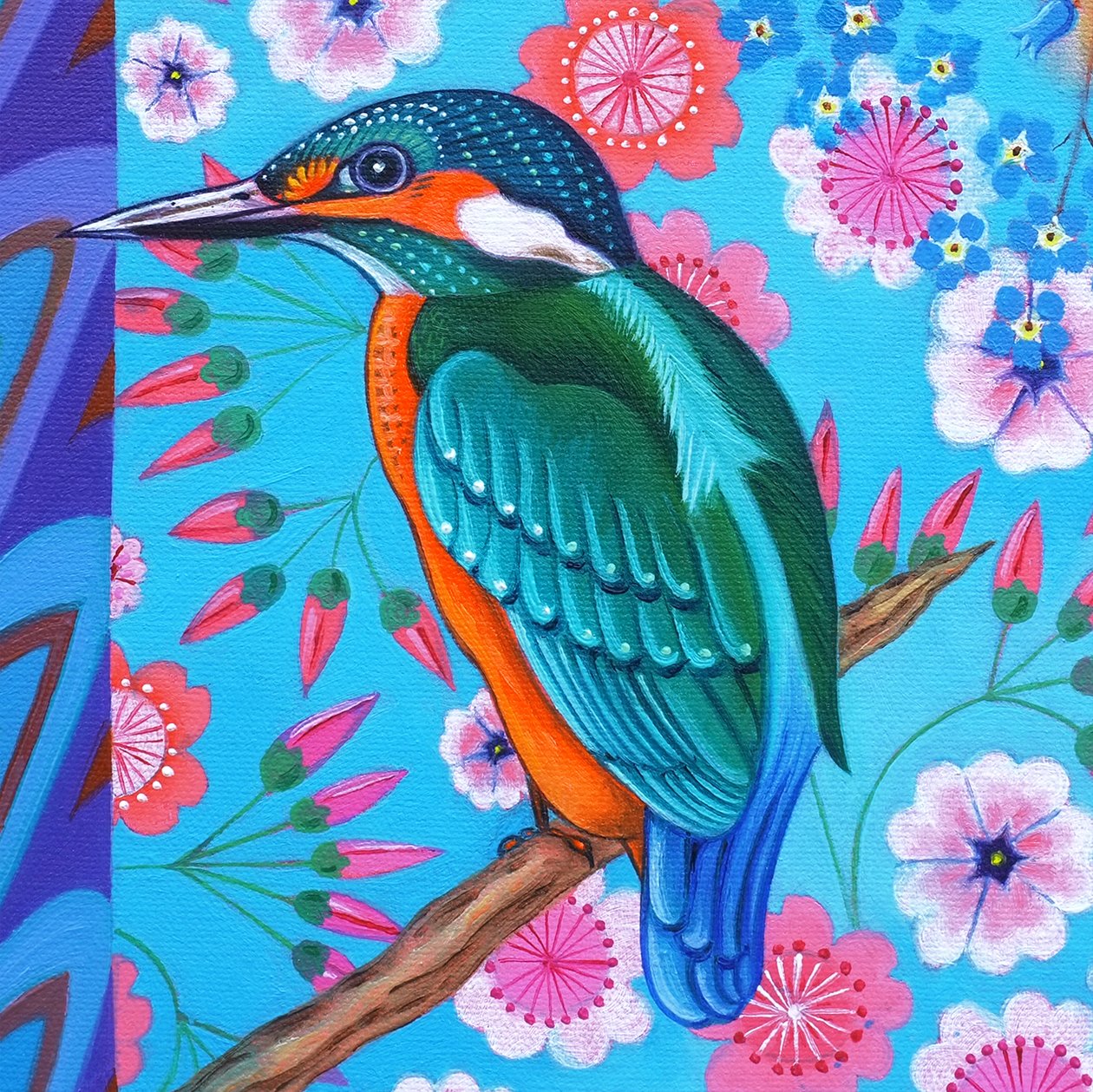 Kingfisher, 2016 by Jane Tattersfield