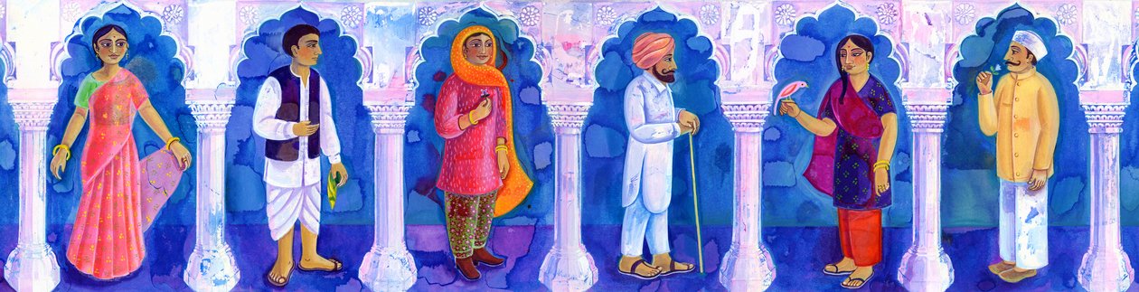 Traditional Indian Clothing by Jane Tattersfield