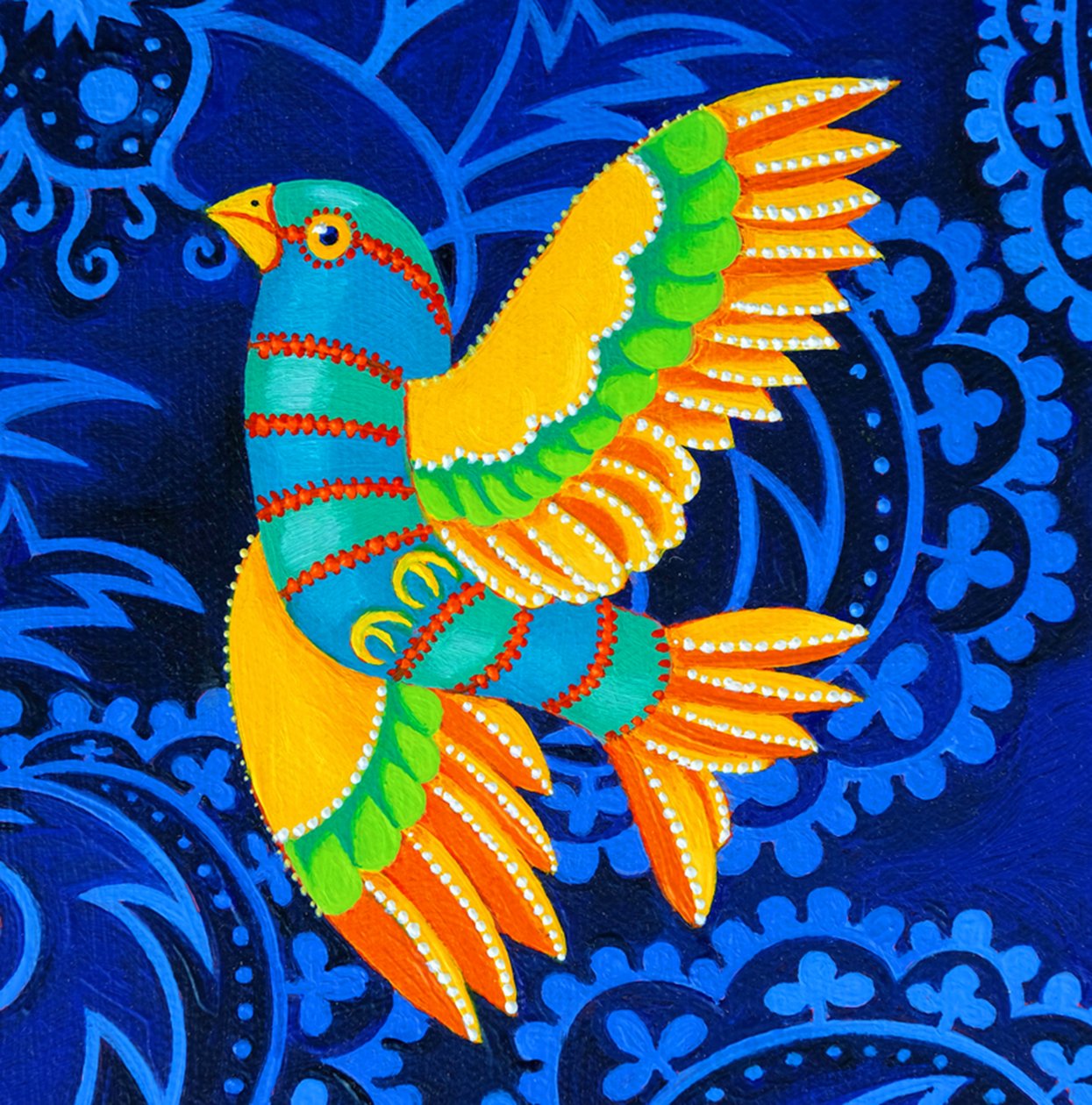 Yellow-winged Bird, 2019 by Jane Tattersfield