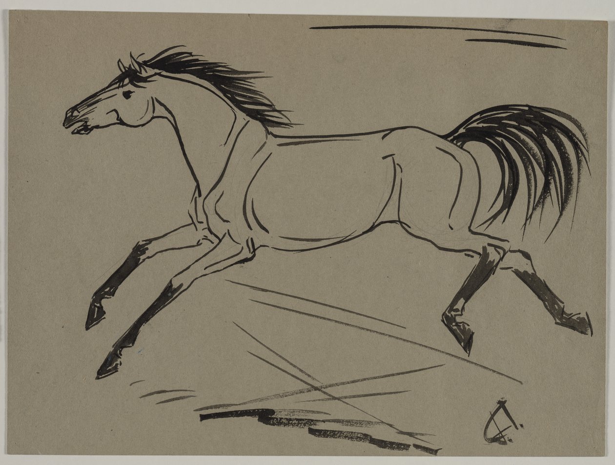 Running Horse by Jane Travis
