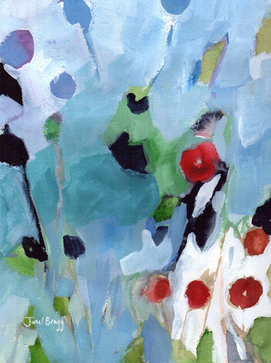 Rose Hips at Christmas I, c. 2016 by Janel Bragg