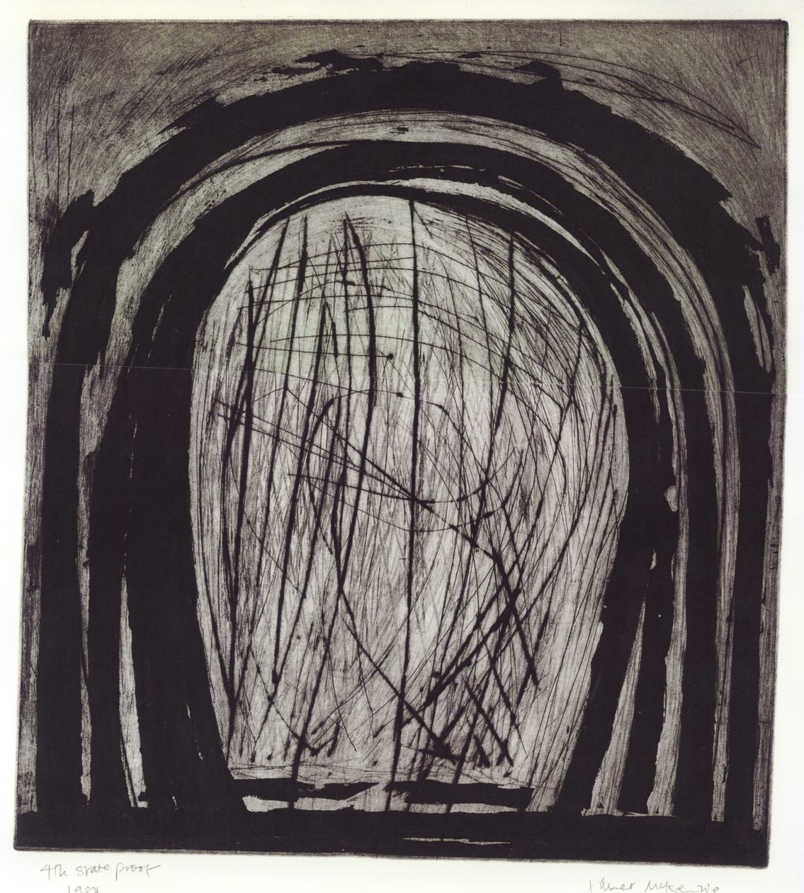 Untitled, 3rd State Proof by Janet McKenzie
