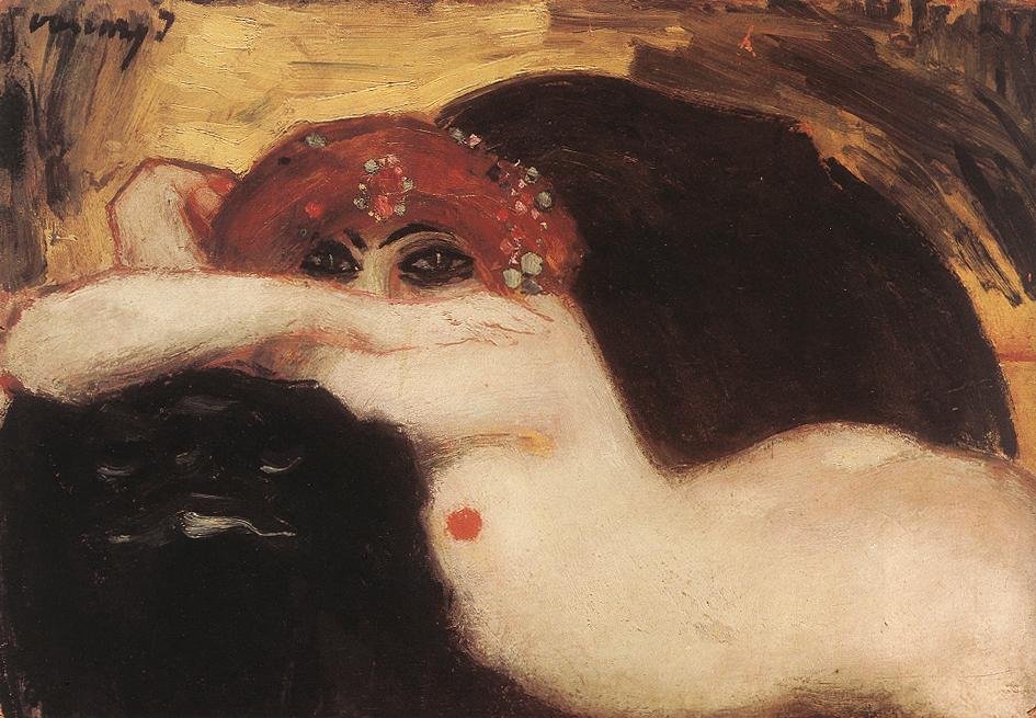 Red-headed Nude by János Vaszary